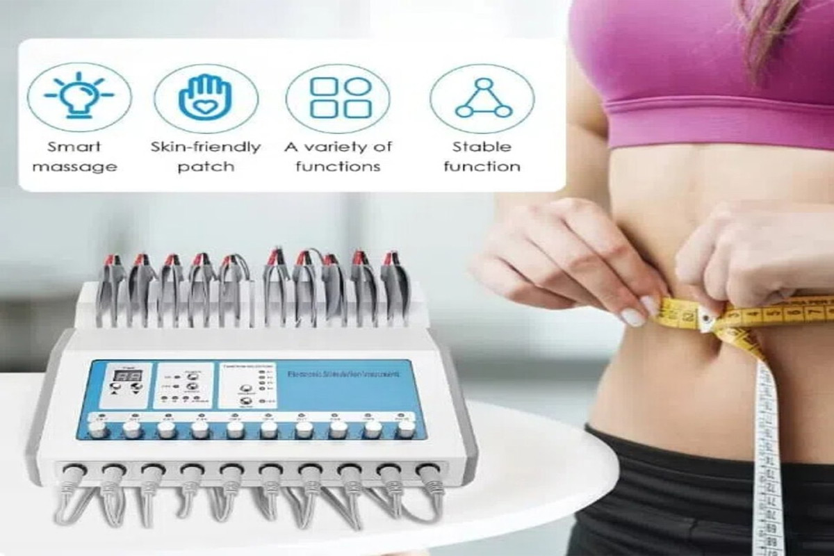 Woman receiving facial treatment