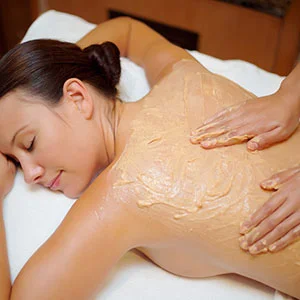 Close up of microneedling treatment